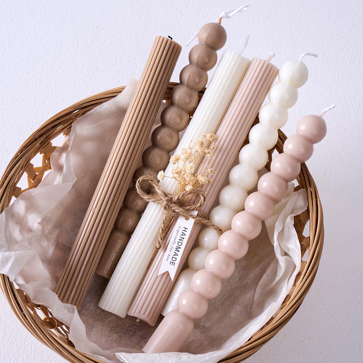 Candle Making Books For Beginners - 3D Long Stripes Bubble Bead Pillar