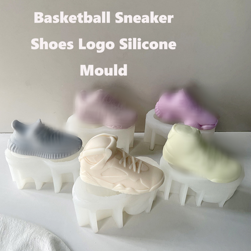 Candle Making Jars - Sneaker Silicone Molds for Candles, Basketball