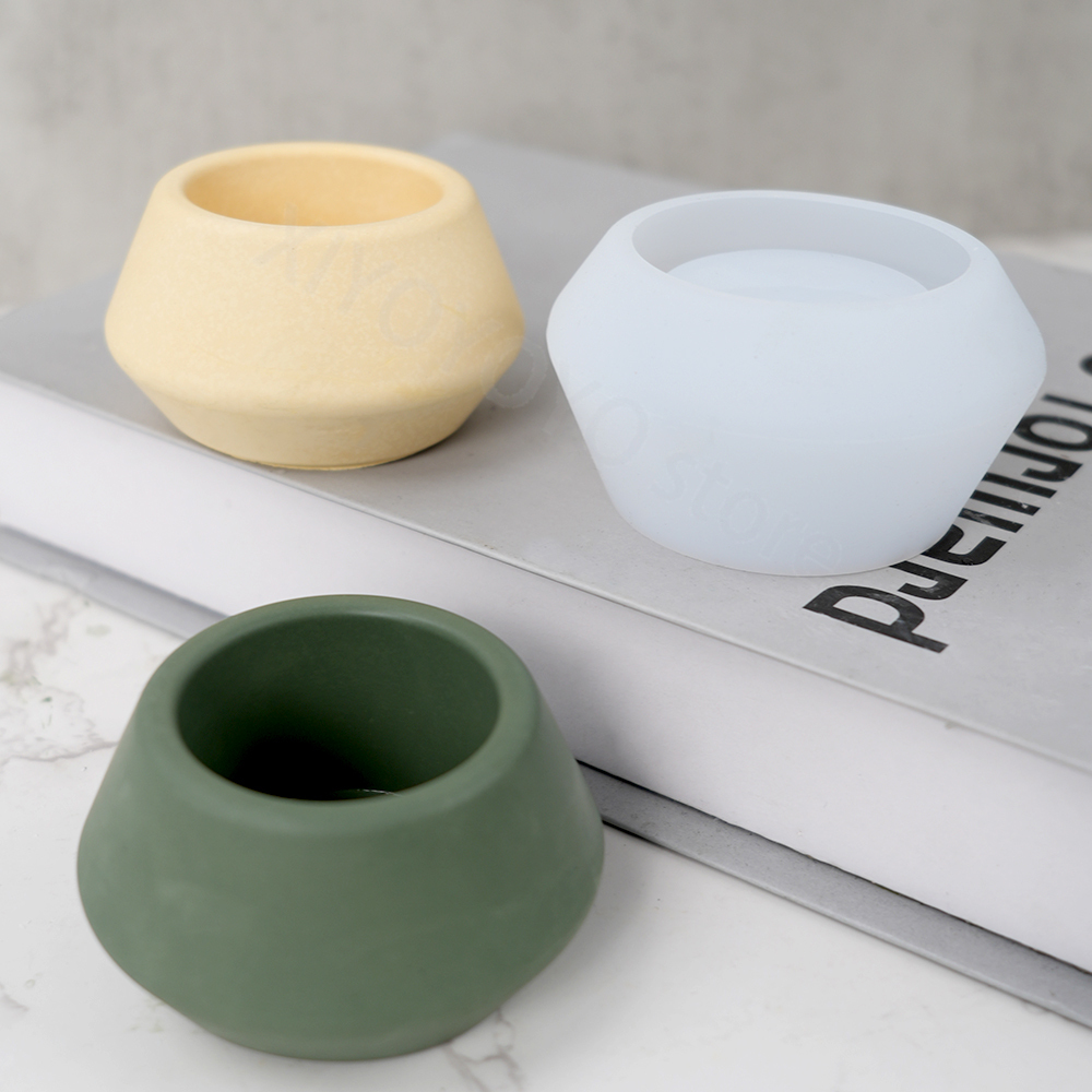 Candle Making Jars - Round Bowl Storage Box Silicone Mold