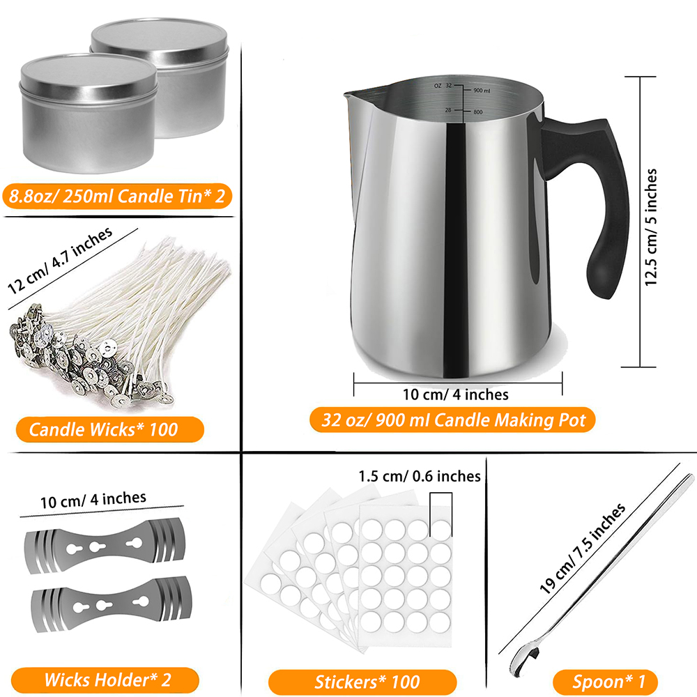Candle Making Starter Kit Supp - Candle Making Jars ulasan dan harga