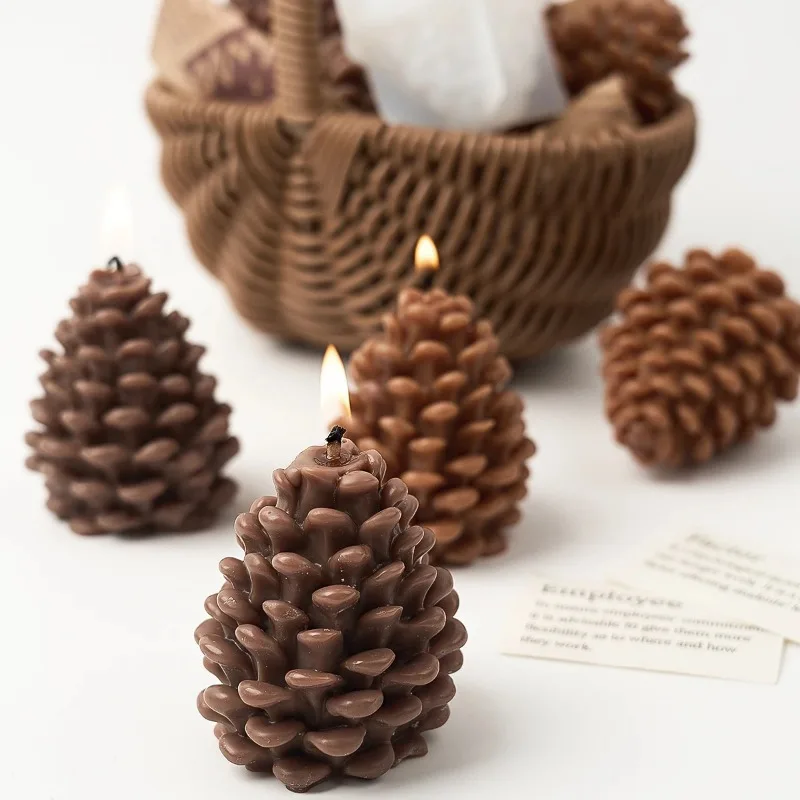 DIY 3D Pine Cone Silicone Cand - Candle Making Books For Beginners ulasan dan harga