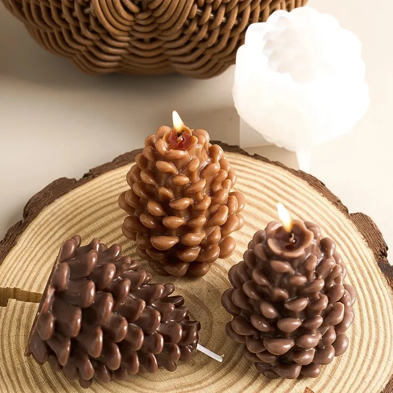 DIY 3D Pine Cone Silicone Cand - Candle Making Books For Beginners ulasan dan harga