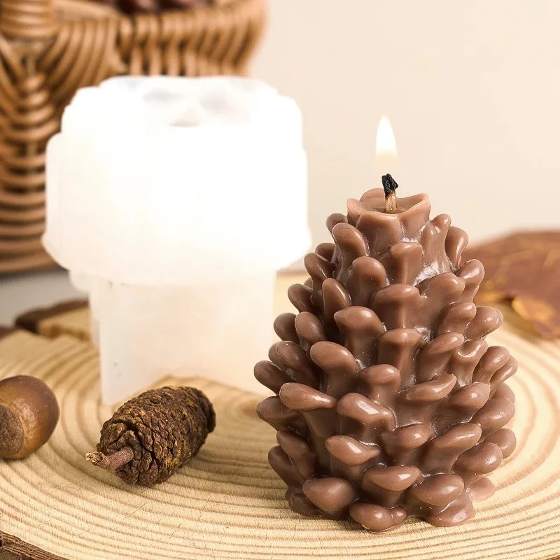 DIY 3D Pine Cone Silicone Cand - Candle Making Books For Beginners ulasan dan harga