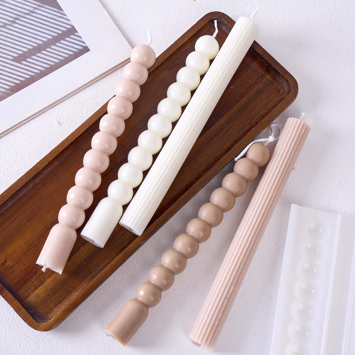 3D Long Stripes Bubble Bead Pi - Candle Making Books For Beginners ulasan dan harga