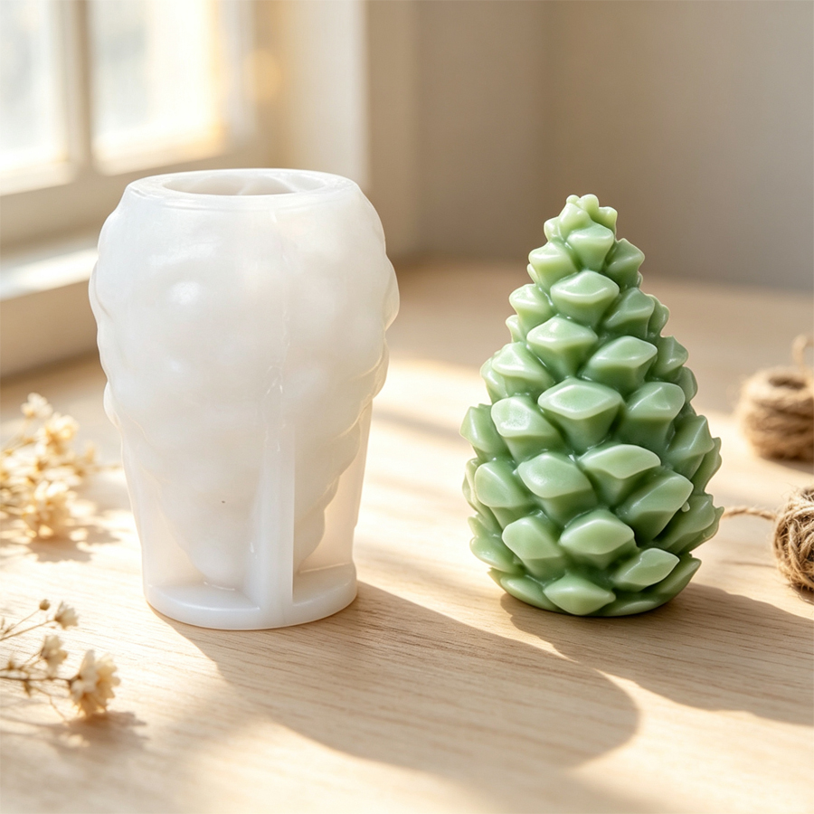 Long Strip Pine Cone Silicone  - Candle Making Books For Beginners ulasan dan harga