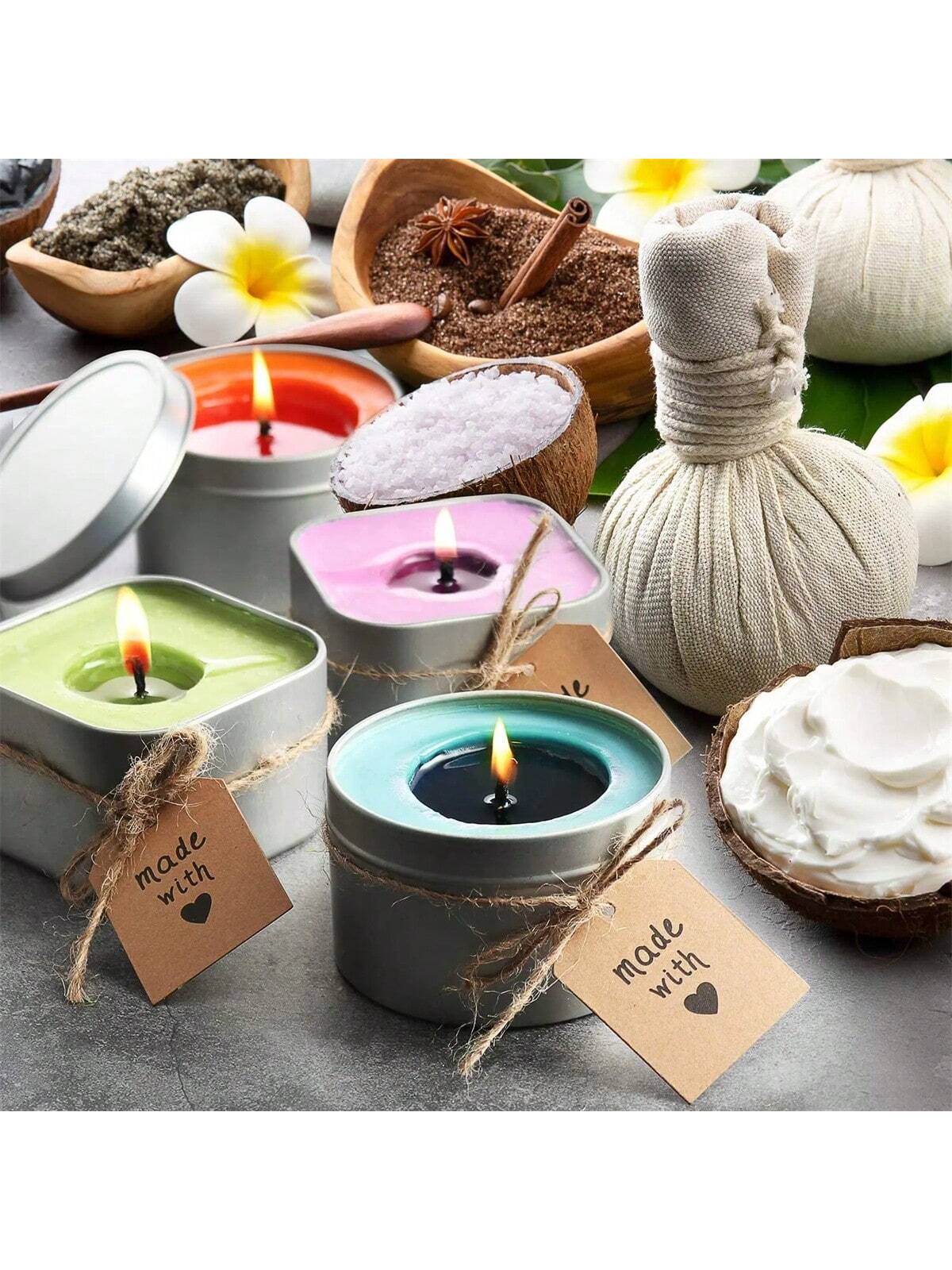 500g/1kg Pure Soy Wax Paraffin - Soy Wax Pillar Blend ulasan dan harga