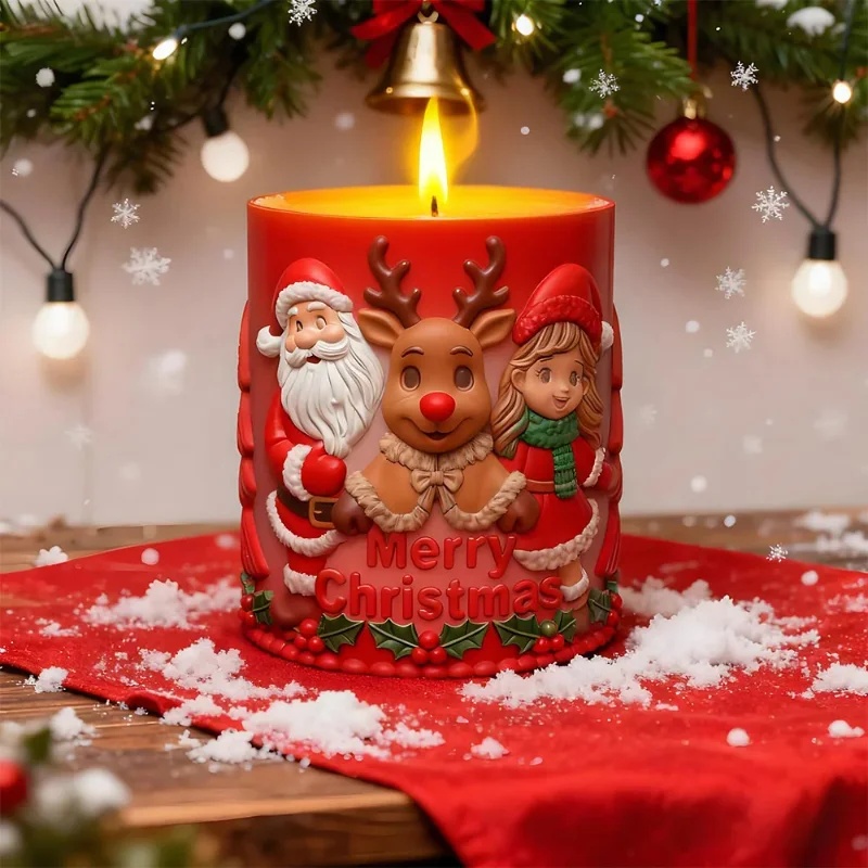Embossed Cylindrical Silicone  - Candle Making Event ulasan dan harga