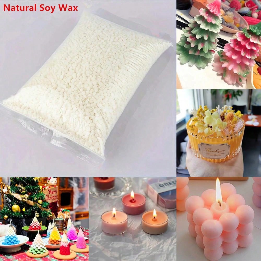 100G/500g/200g Pure Soy Wax Pa - Soy Wax Pillar Blend ulasan dan harga