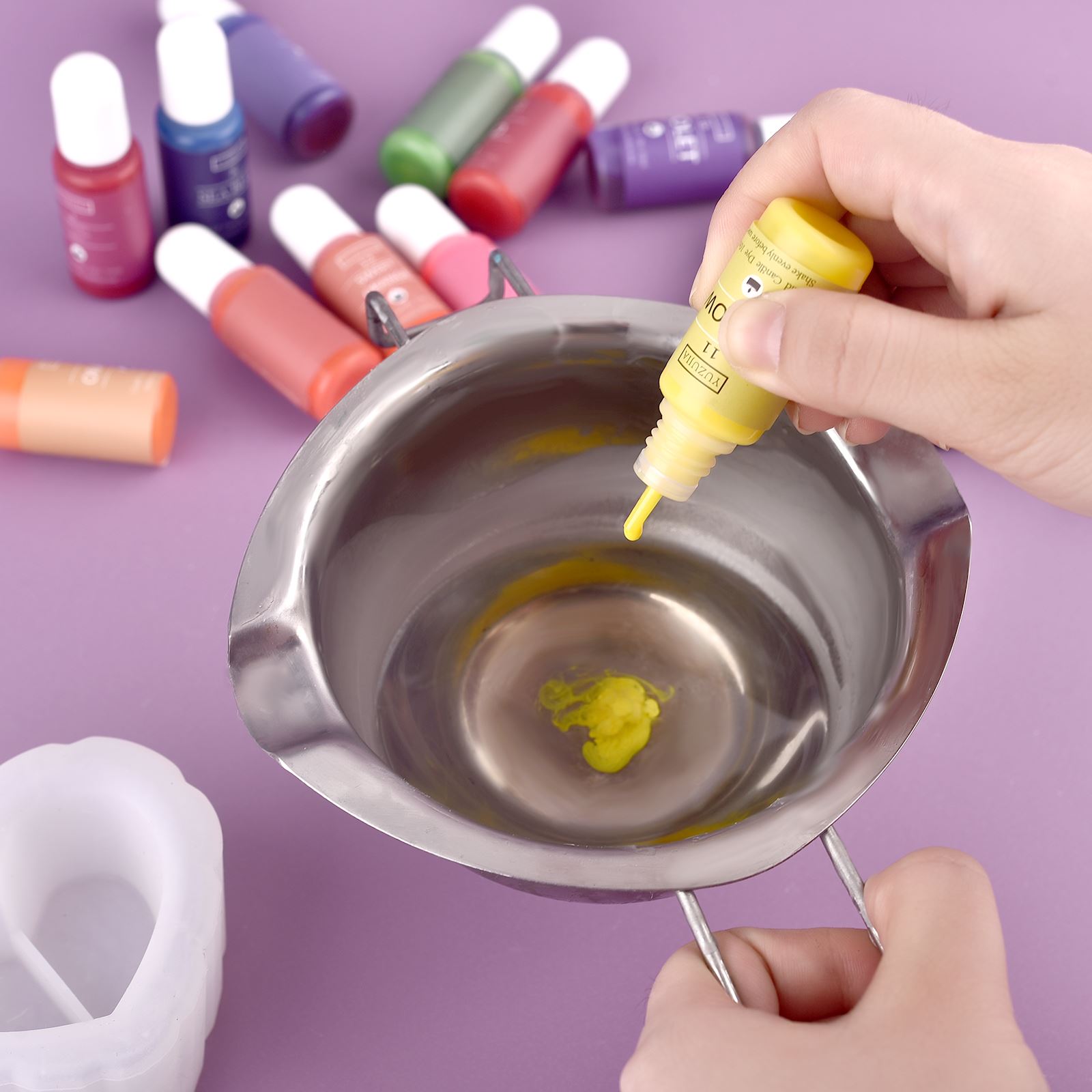 10ml Candle Wax Pigments DIY C - Soy Wax Pillar Blend ulasan dan harga