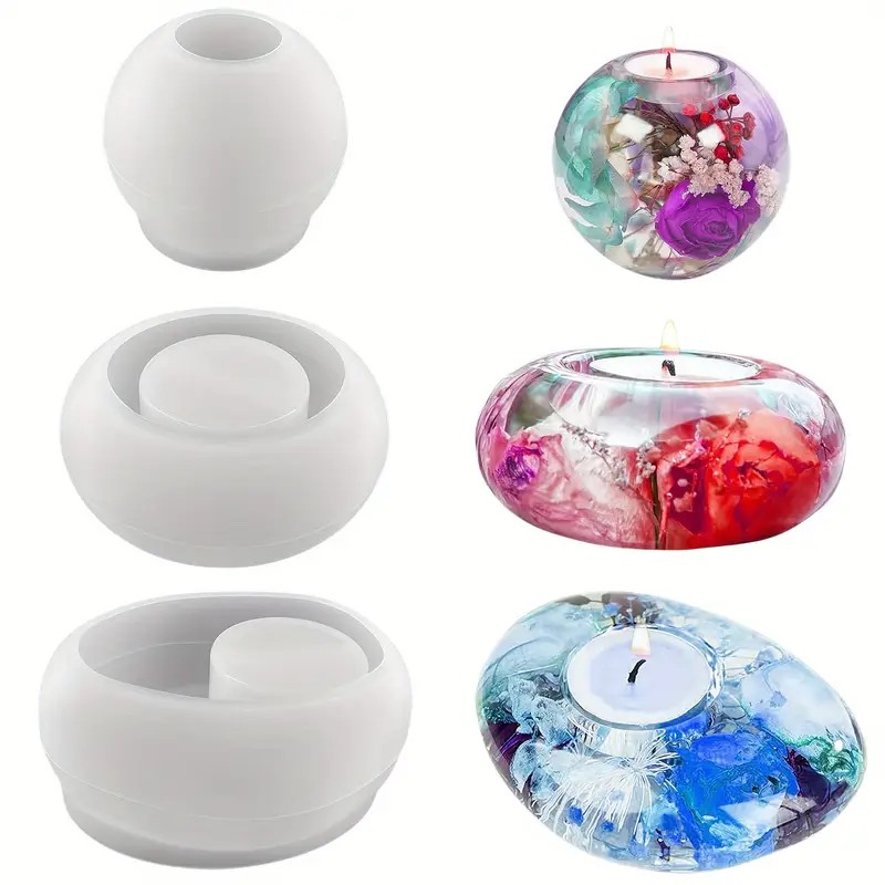 Tealight Candle Holder Resin S - Candle Making Jars ulasan dan harga