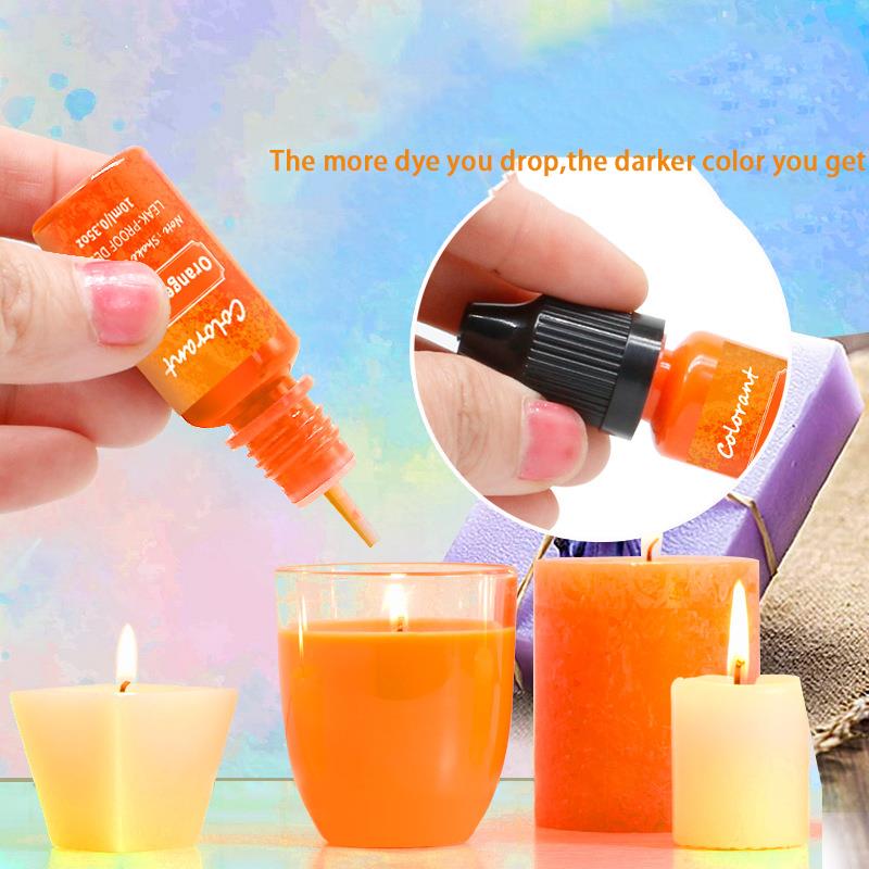 20 Colors 10ml Candle Wax Pigm - Soy Wax Pillar Blend ulasan dan harga