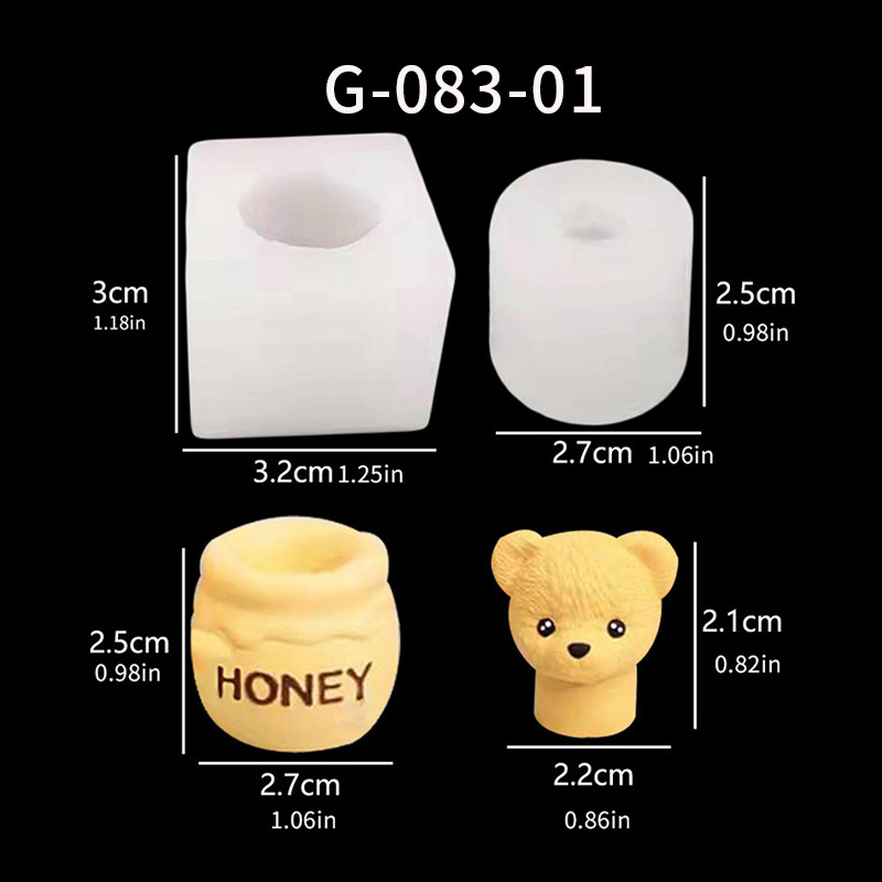 1 Piece, Teddy Bear Aromathera - Candle Making Jars ulasan dan harga