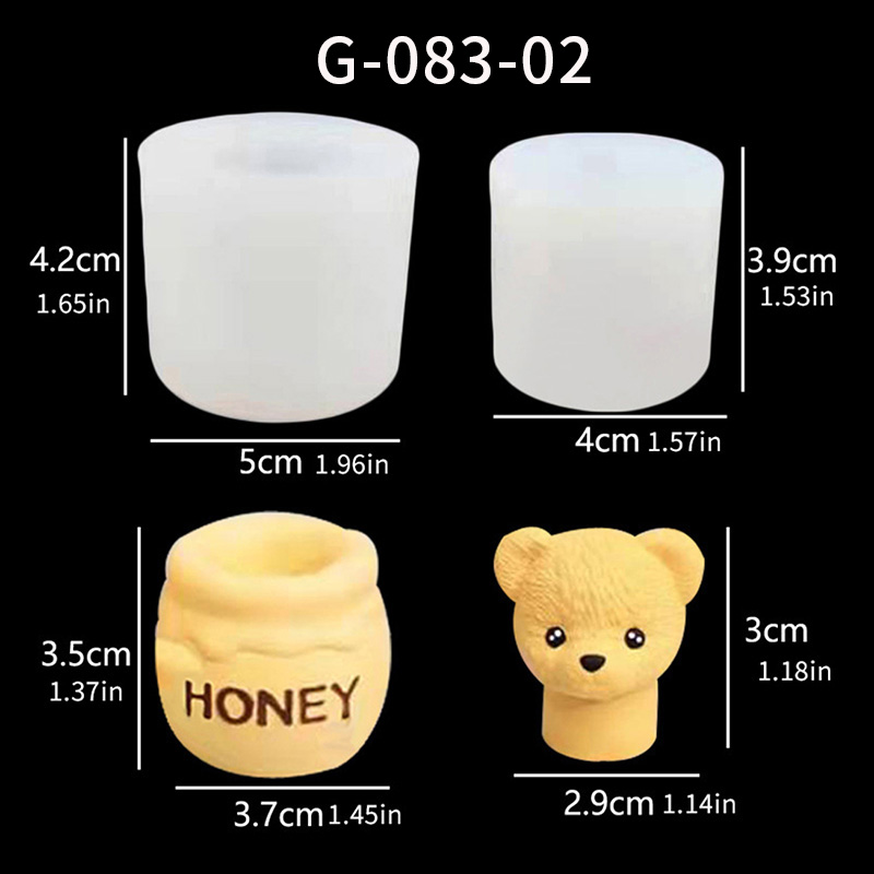 1 Piece, Teddy Bear Aromathera - Candle Making Jars ulasan dan harga