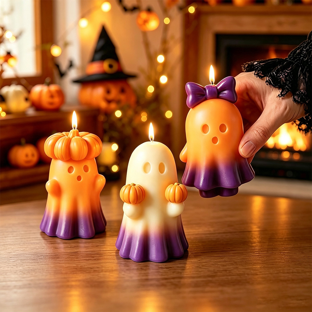 Halloween Cute Pumpkin Ghost S - Candle Making Books For Beginners ulasan dan harga