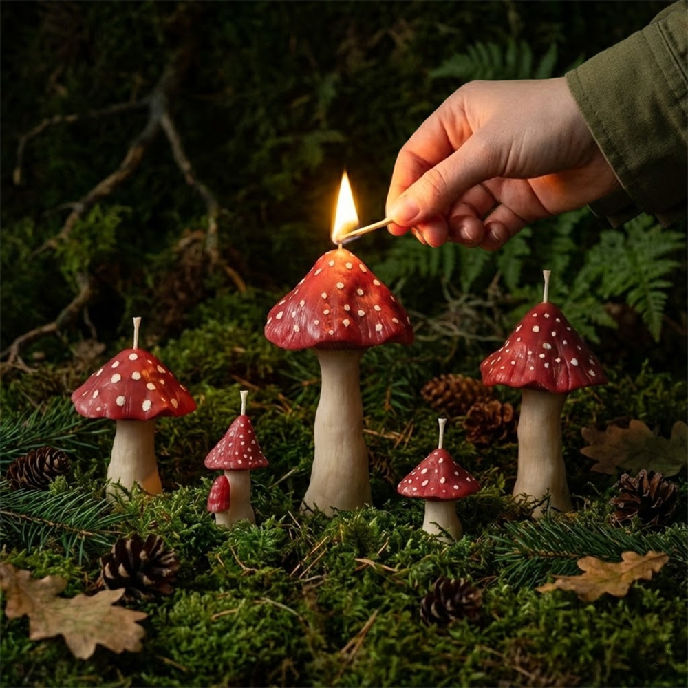 Mushroom Silicone Molds for Ca - Candle Making Books For Beginners ulasan dan harga