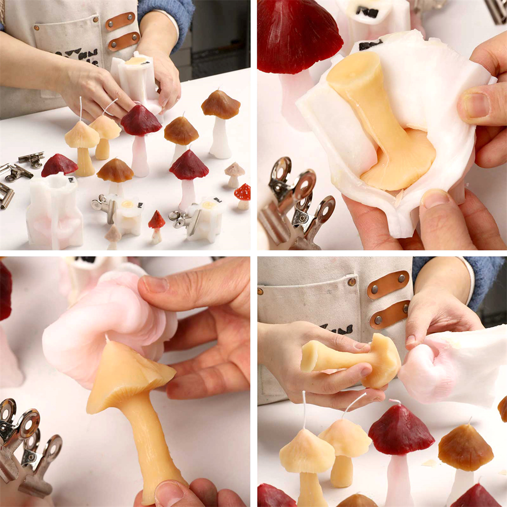 Mushroom Silicone Molds for Ca - Candle Making Books For Beginners ulasan dan harga
