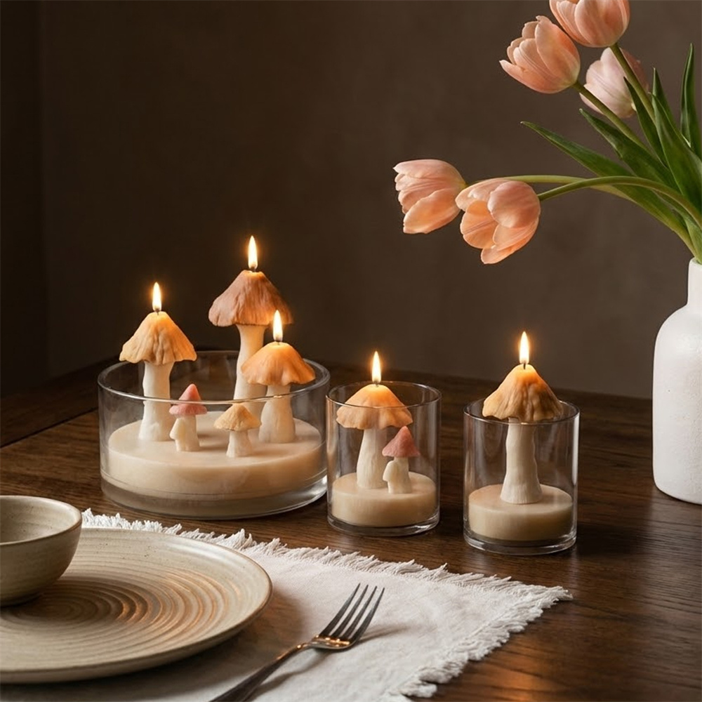 Mushroom Silicone Molds for Ca - Candle Making Books For Beginners ulasan dan harga