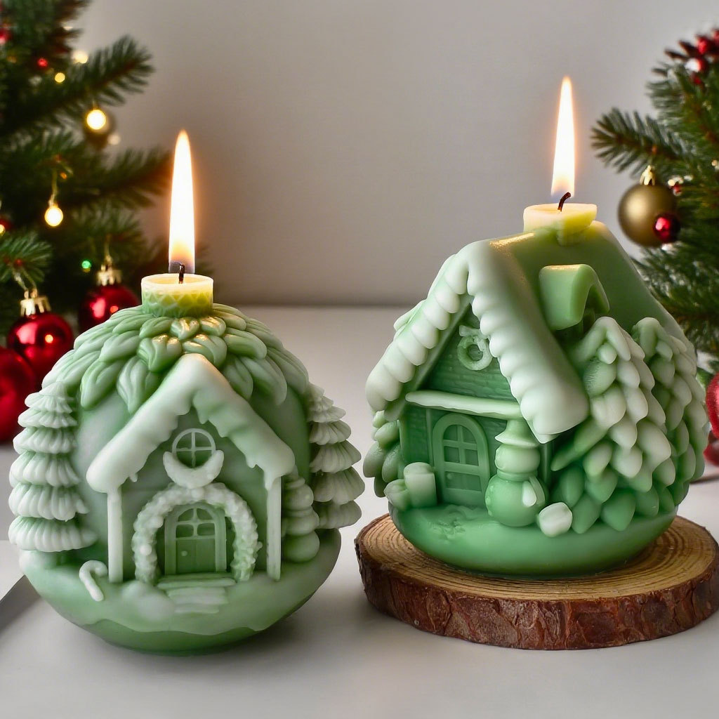 DIY Christmas Tree House Silic - Candle Making Books For Beginners ulasan dan harga