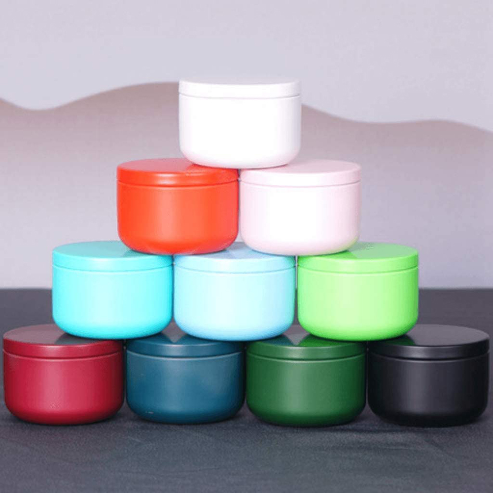 Tea Can with Airtight Lids Tin - Candle Making Jars ulasan dan harga