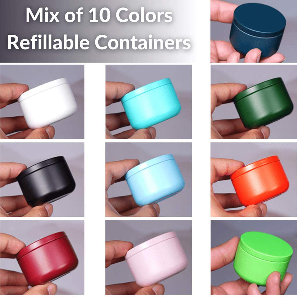 Tea Can with Airtight Lids Tin - Candle Making Jars ulasan dan harga