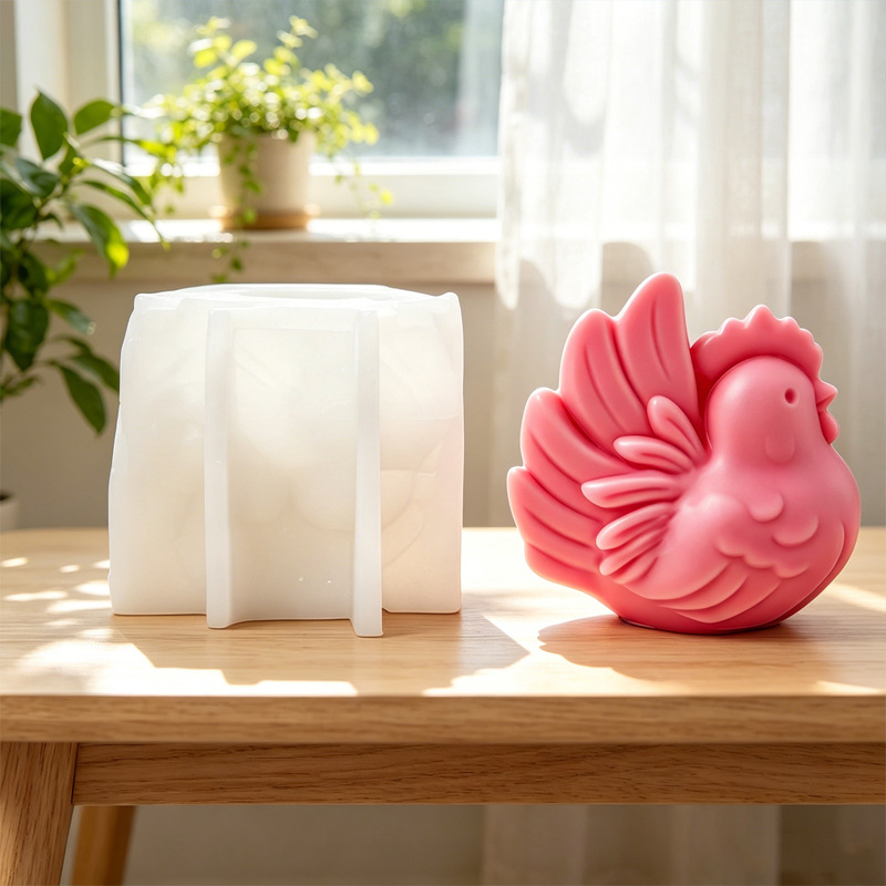 Cartoon Hen Silicone Candle Mo - Soy Wax Pillar Blend ulasan dan harga
