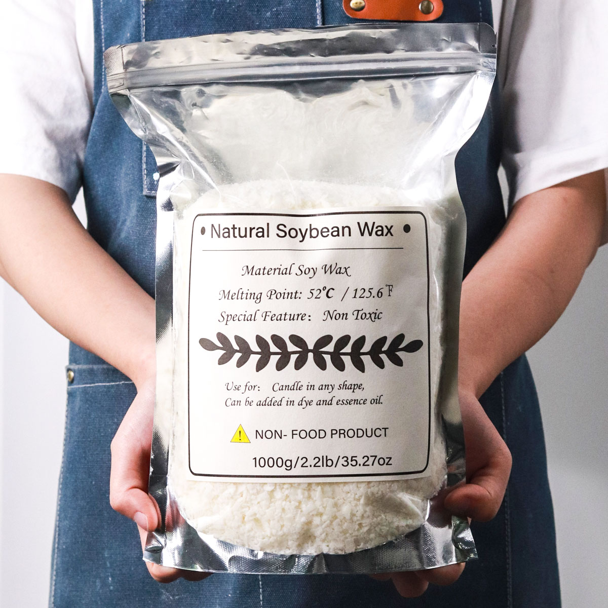 1KG Natural Soy Wax Granular S - Soy Wax Pillar Blend ulasan dan harga